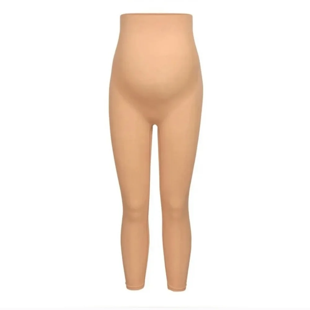 SKIMS Seamless Sculpt Maternity High Waist Legging S/M Ochre NEW - Picture 2 of 6